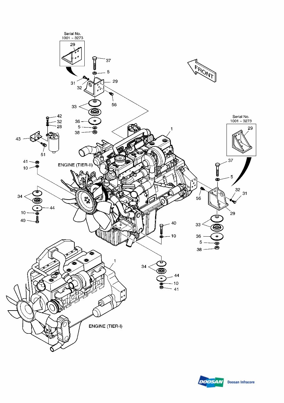 DAEWOO DOOSAN SOLAR 300LC-V Crawler Excavator Service Parts Catalogue Manual preview img 3