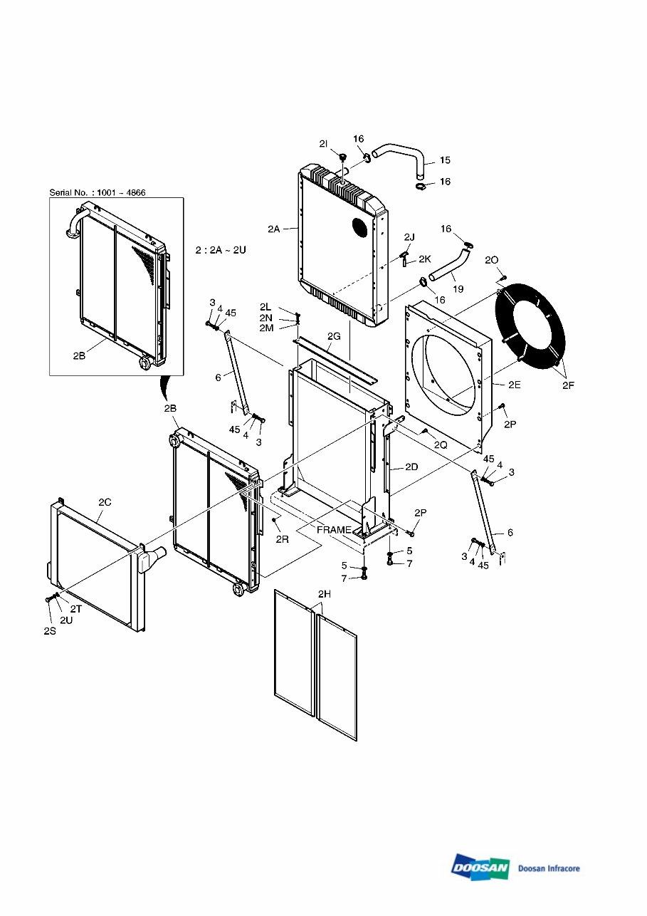 DAEWOO DOOSAN SOLAR 300LC-V Crawler Excavator Service Parts Catalogue Manual preview img 5