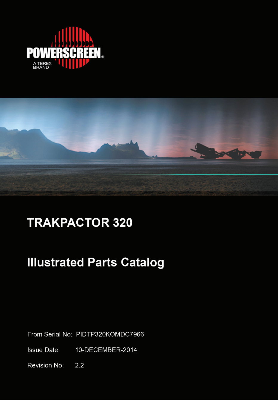 Terex trakpactor 320 parts list preview img 1