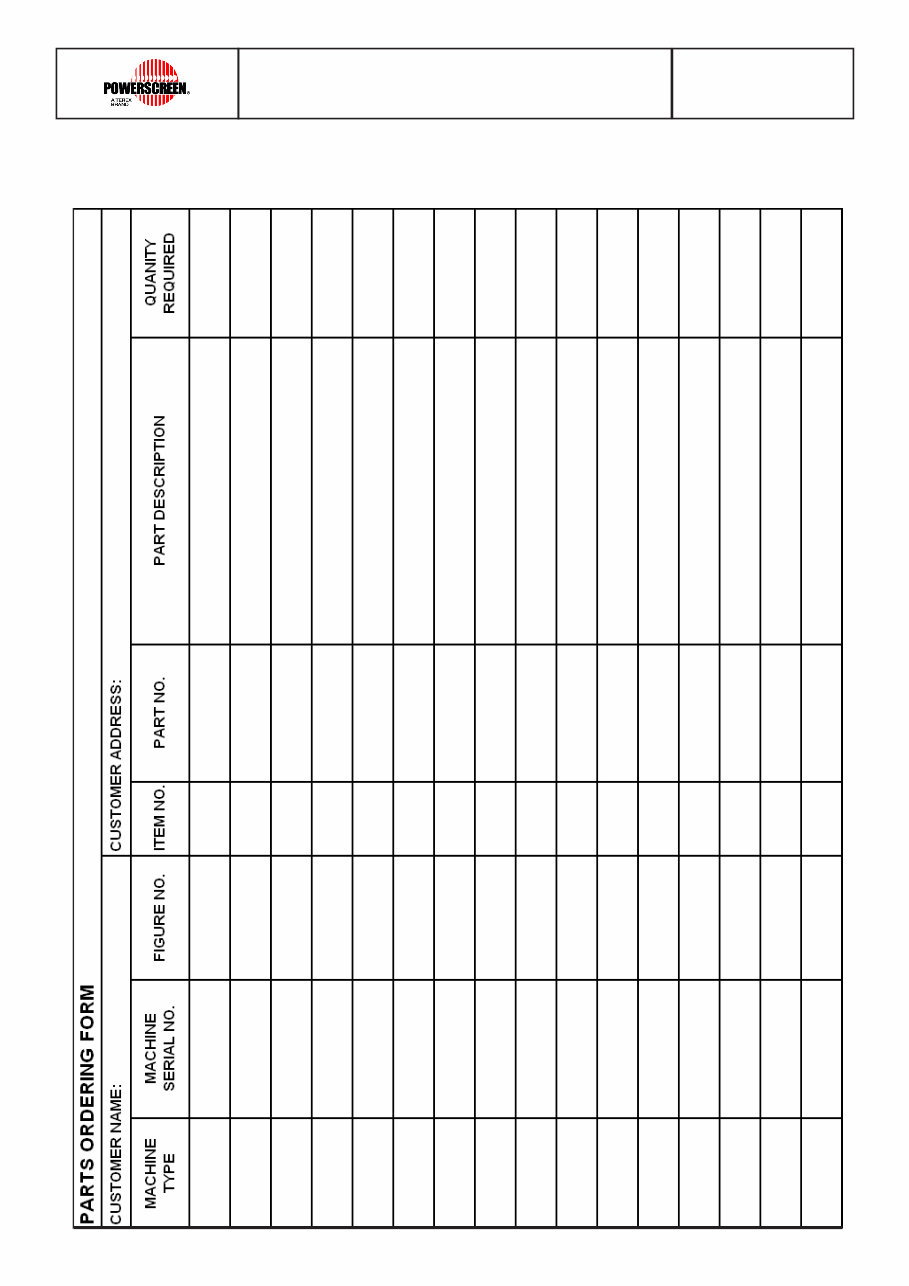 Terex trakpactor 320 parts list preview img 5