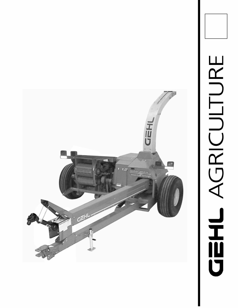 Gehl 1085 1285 Forage Harvester Parts Manual preview img 1