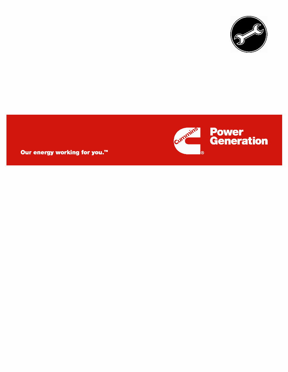Cummins Onan C8 D5, C11 D5, C12 D6, C16 D6, C17 D5, C20 D6, C22 D5, C28 D5 X1.3 and X2.5 Generator Set Complete Workshop Service preview img 1
