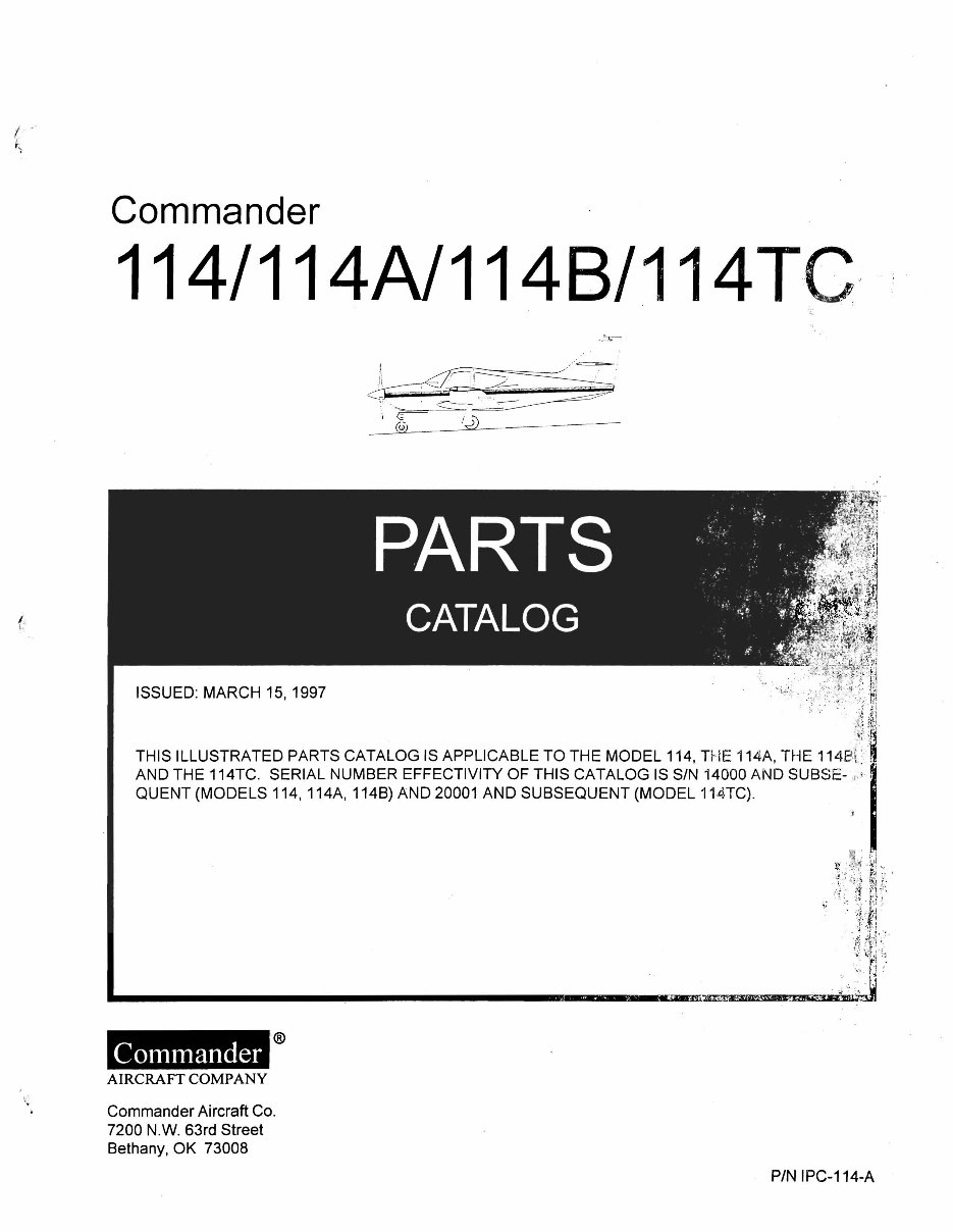 Gulfstream Rockwell Commander 114/114A/114B/114TC preview img 1