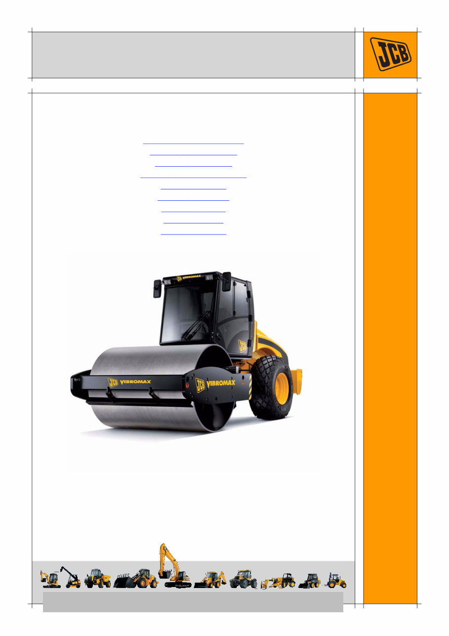 JCB VM46D VM46PD VM75D VM75PD VM115D VM115PD VM115HD VM115HPD VM132D VM132PD VM146D VM146PD VM166D VM166PD VM200D VM200PD Smooth Drum Roller Service & Repair Workshop Manual preview img 1