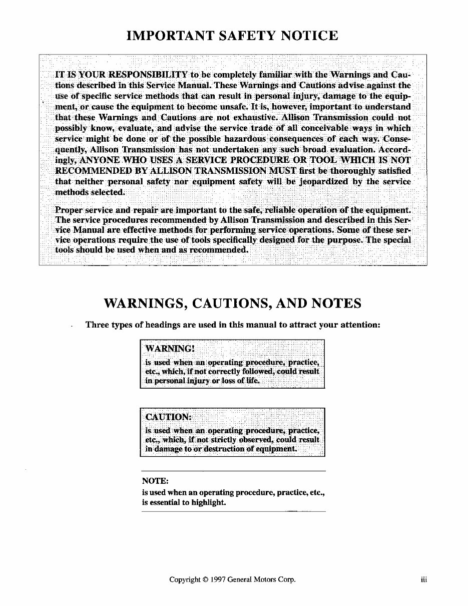 ALLISON Transmission HT750 Full Service Repair Manual preview img 4