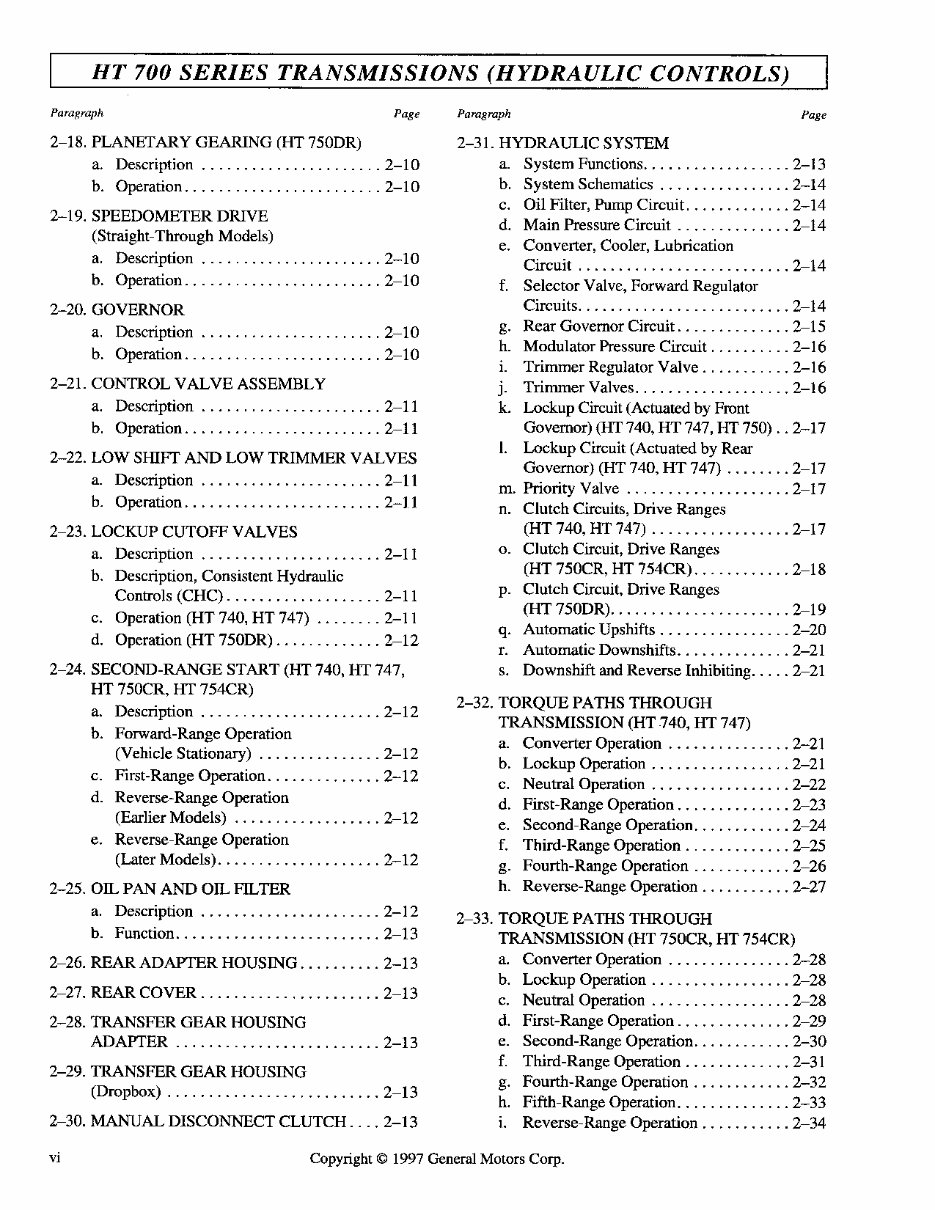 ALLISON Transmission HT750 Full Service Repair Manual preview img 7