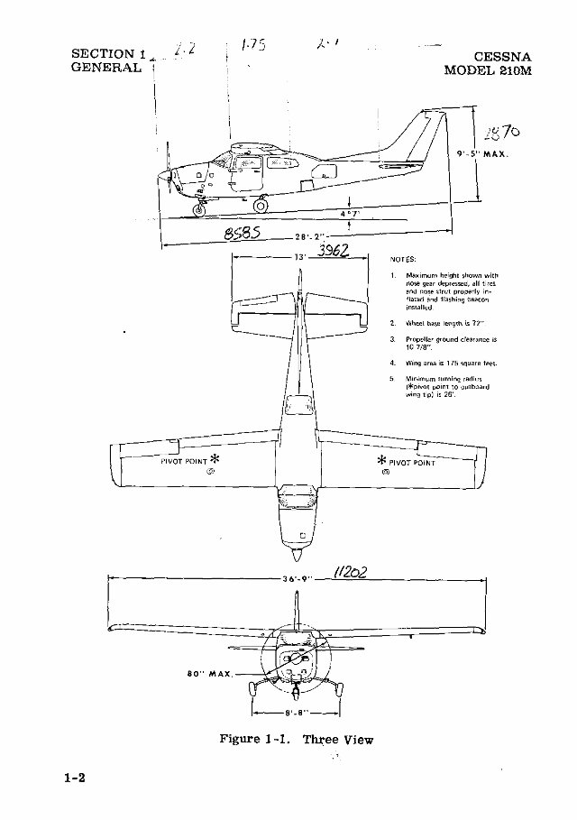 1977 Cessna 210 M Pilots Operating Handbook (POH) preview img 4