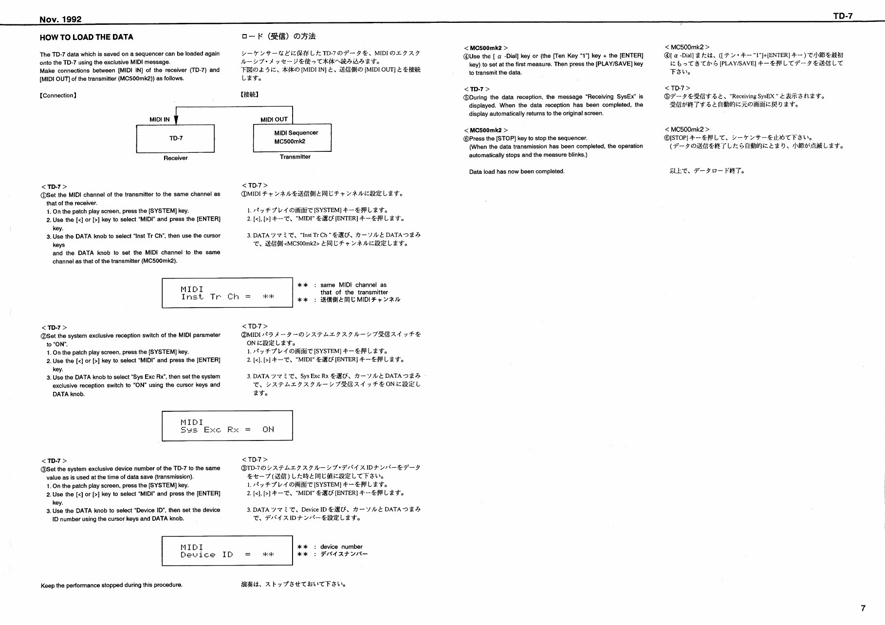 Roland td7 td-7 percussion complete service manual preview img 7