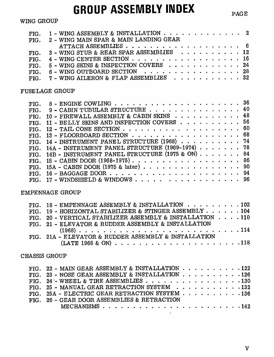Mooney aircraft M20C E F G IPC parts manual preview img 7