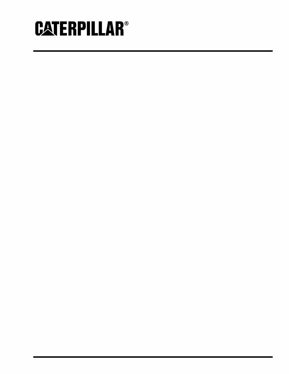 CATERPILLAR TL943 Telescopic Forklift Workshop Manual preview img 1