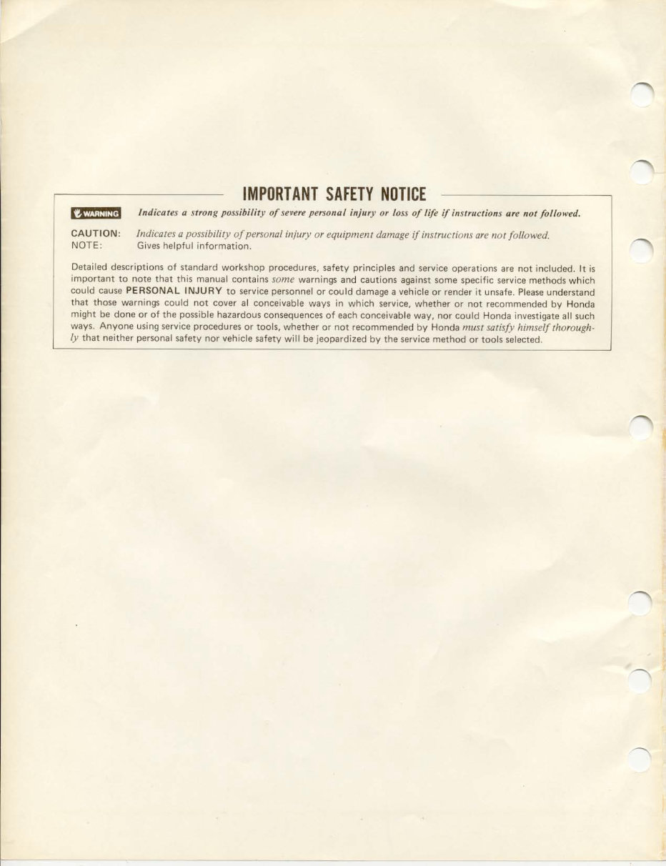 1985-1986 Honda Gyro S (TG50M) OEM Service & Repair Manual preview img 2