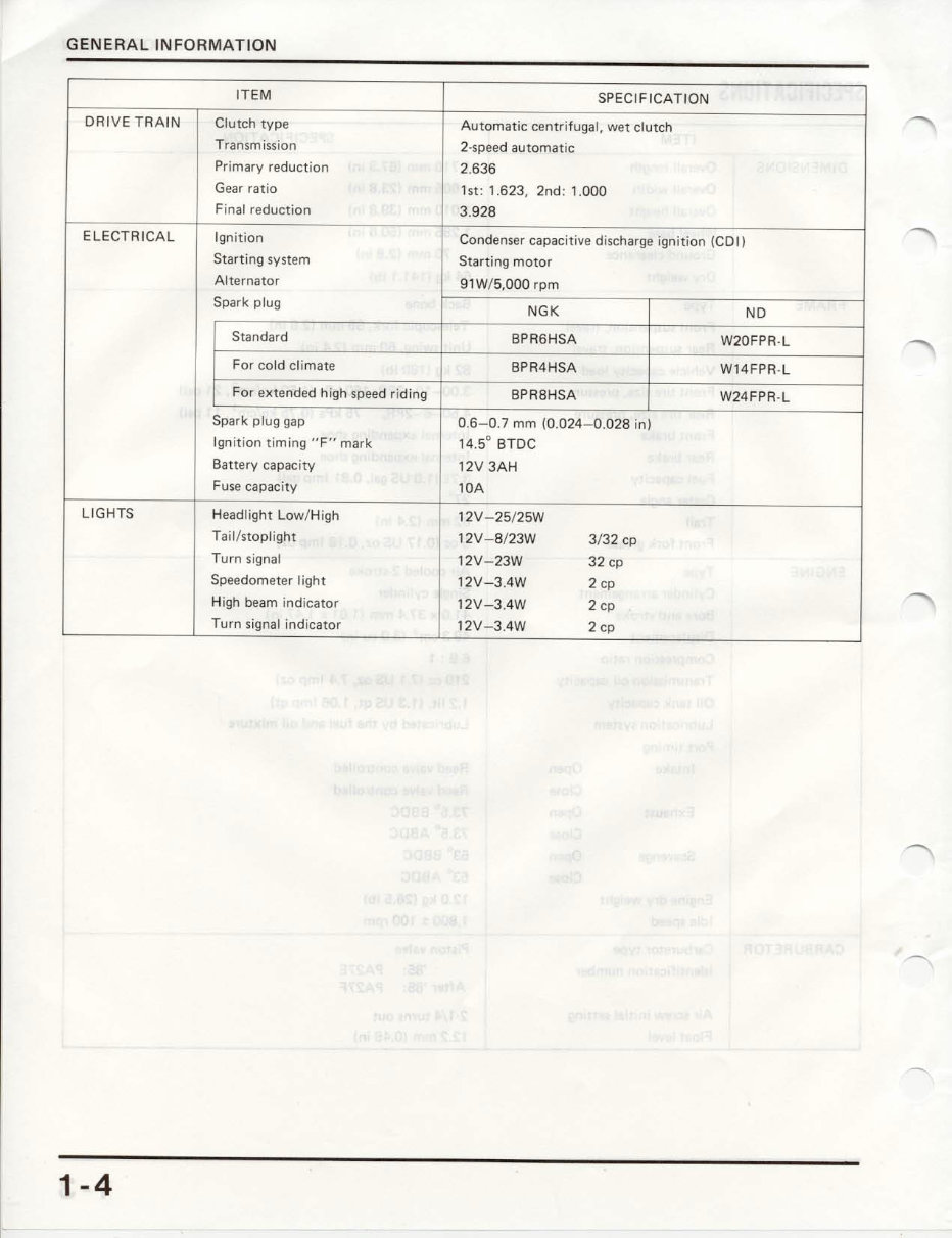 1985-1986 Honda Gyro S (TG50M) OEM Service & Repair Manual preview img 8