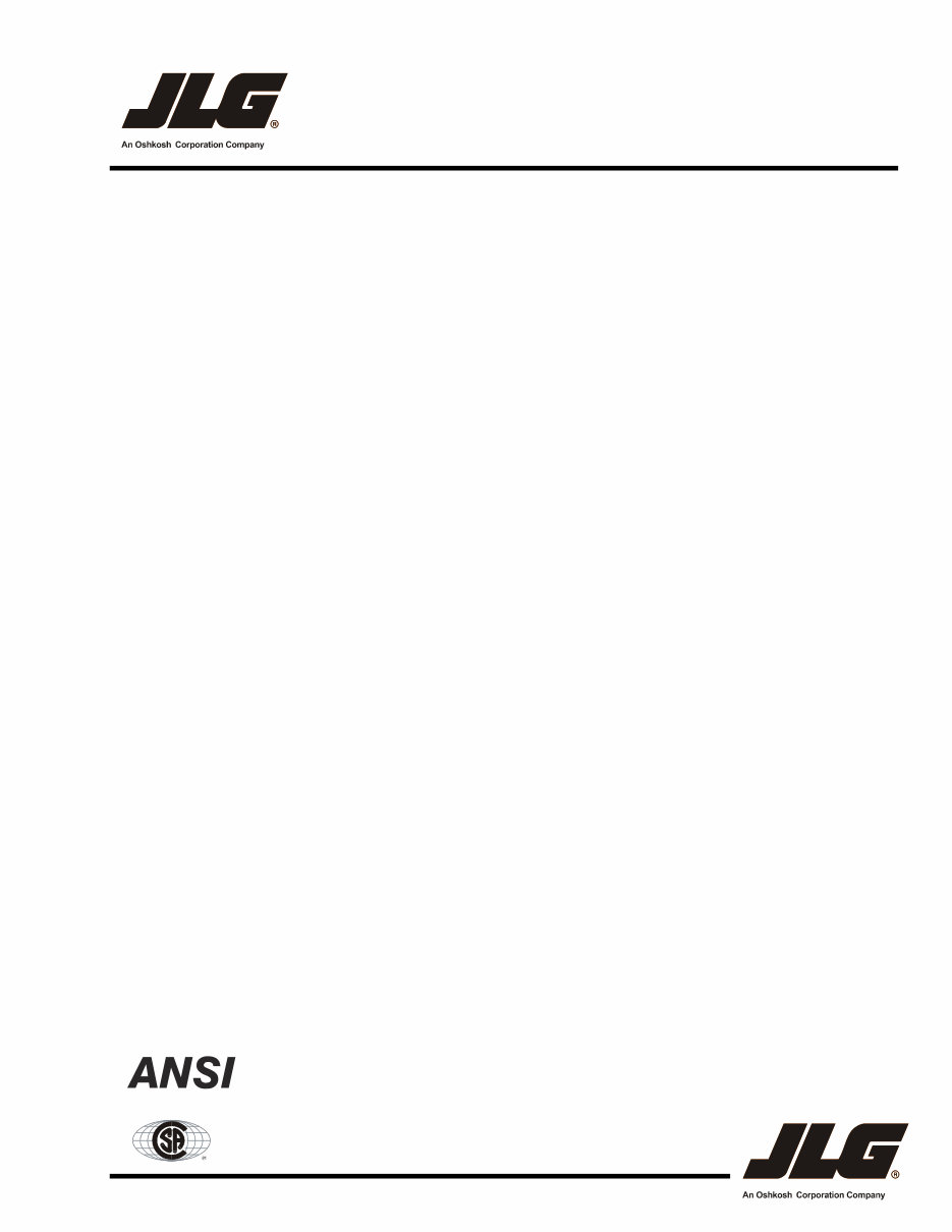 JLG Boom Lifts E300AJ,E300AJP Global* Factory Service / Repair/ Workshop Manual ! (S/N 0300138358 to Present P/N preview img 1