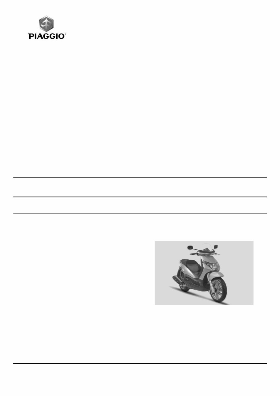 Piaggio Beverly 400 i.e Service & Repair Manual preview img 1