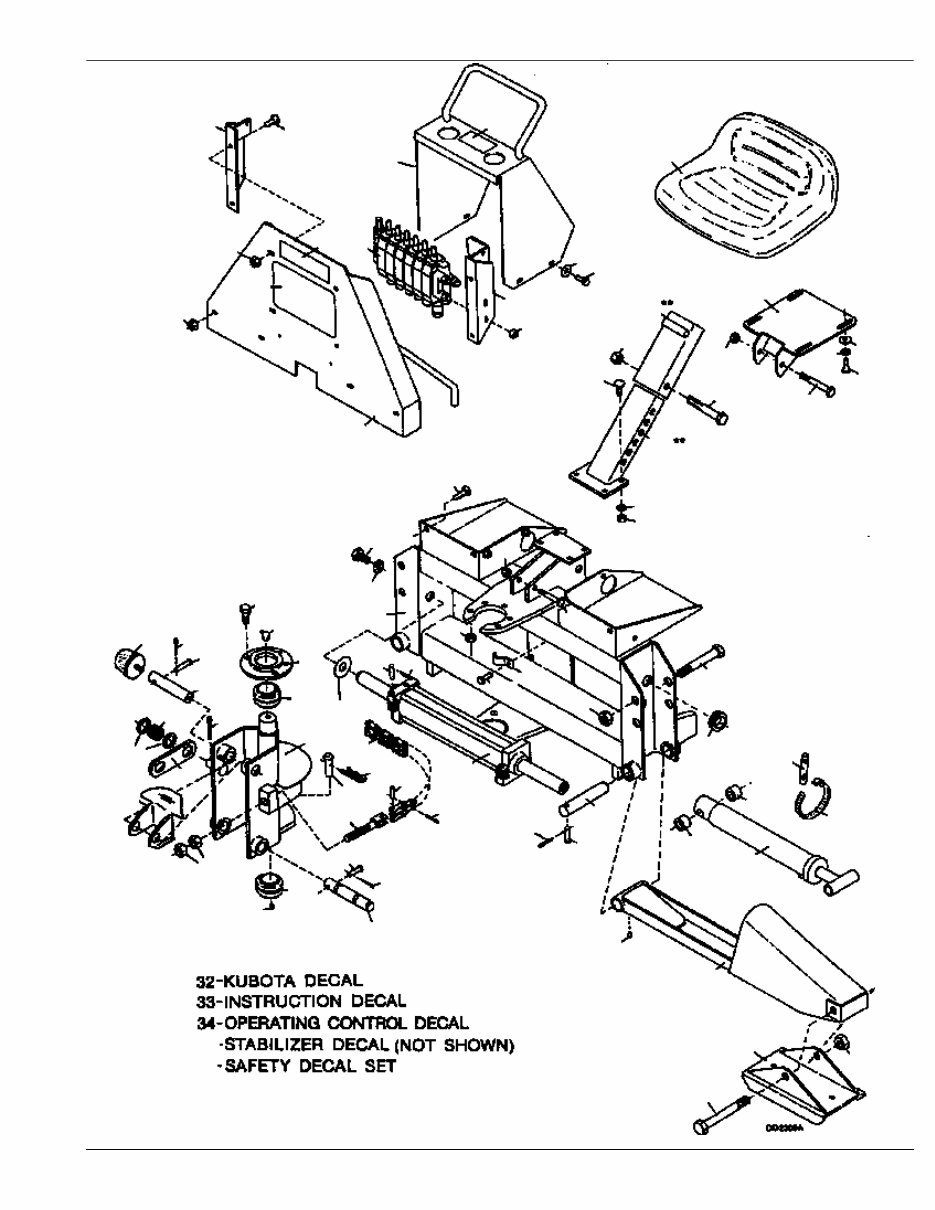 KUBOTA B/L4520B L4530B Backhoe Tractor Parts List Manual preview img 3