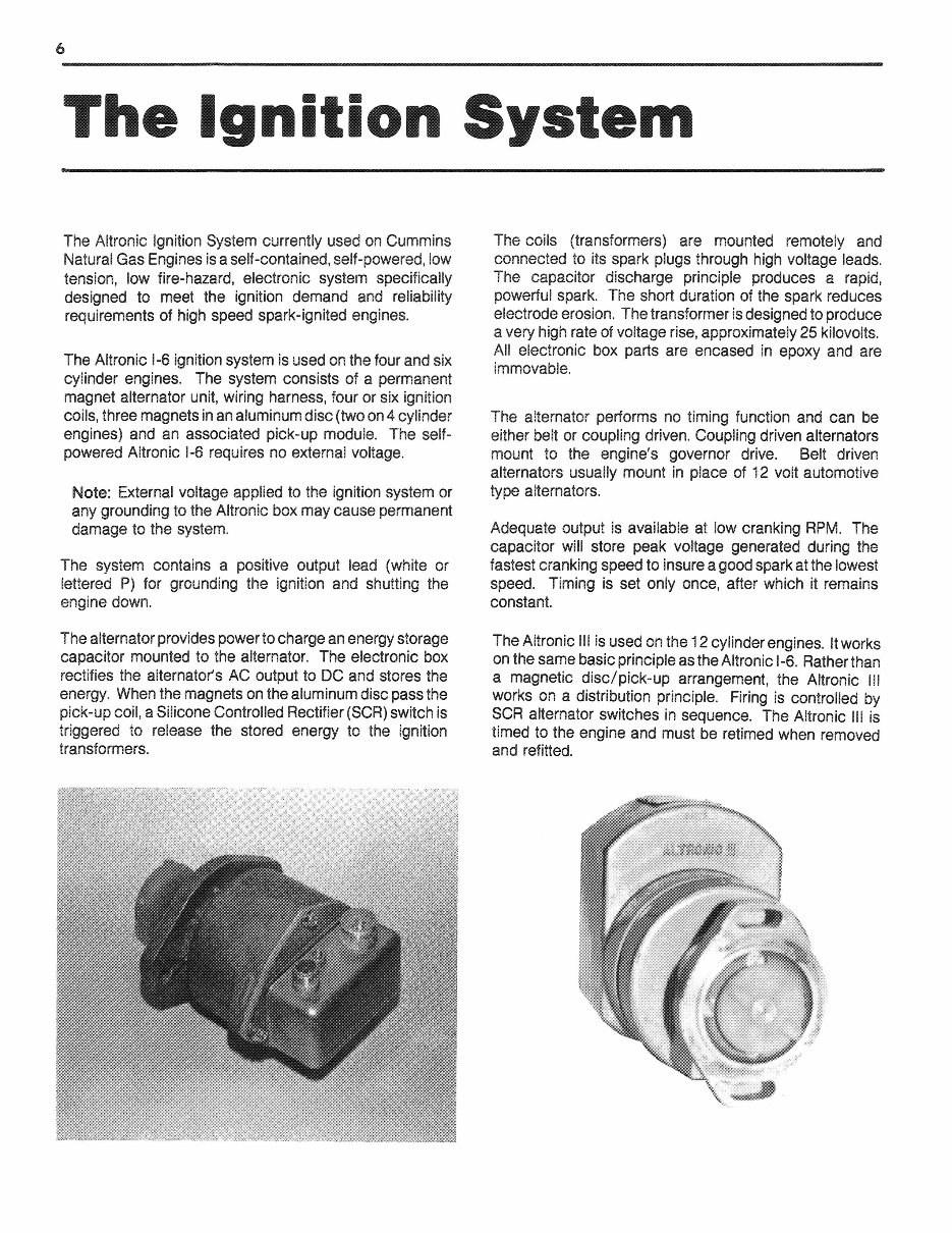 Cummins G-495 G-743 G-855 GTA-743A GTA-743B GTA-855 G-1710 GTA-1710 Gas Engines Operation and Maintenance Service Manual preview img 7