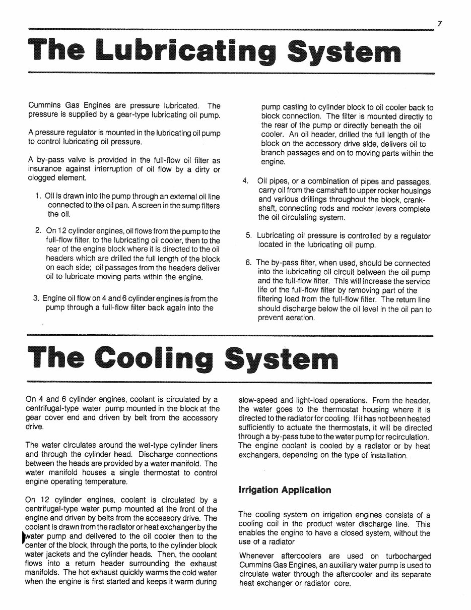 Cummins G-495 G-743 G-855 GTA-743A GTA-743B GTA-855 G-1710 GTA-1710 Gas Engines Operation and Maintenance Service Manual preview img 8