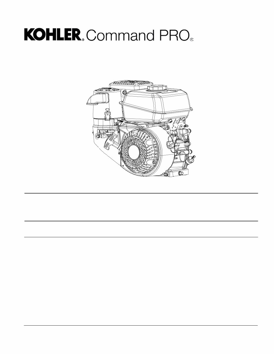 Kohler CH440 Engine Repair Service Manual preview img 1