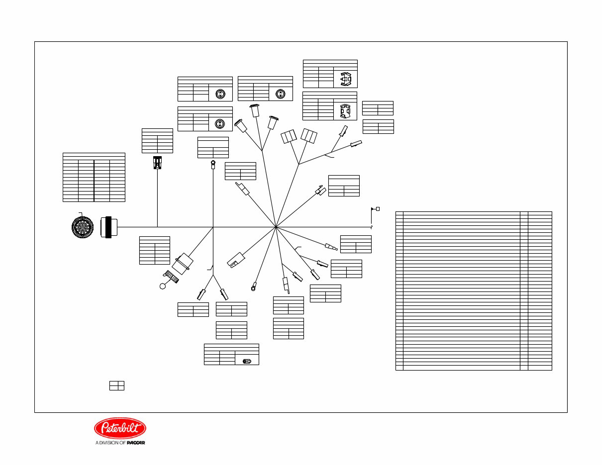 PETERBILT Wiring HARNESS CAB DDEC IV P92-6138 preview img 1