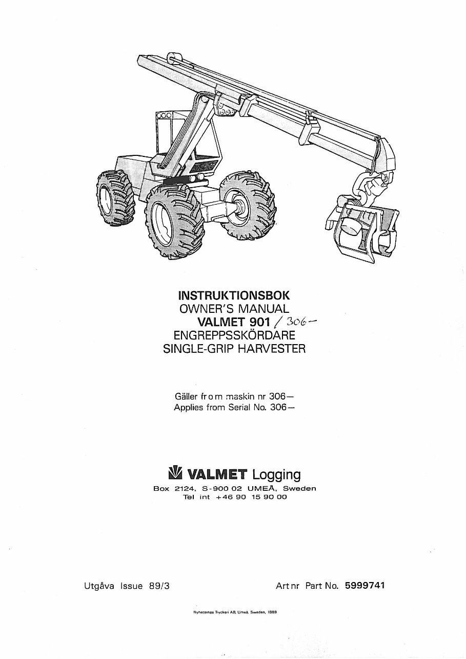 valmet 901-1 instructions owner manual preview img 1