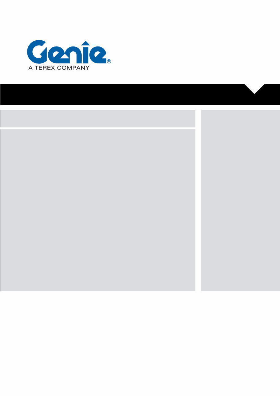 GENIE GTH-2506 AGRI-625 GTH-3007 AGRI-730 Service Manual preview img 1