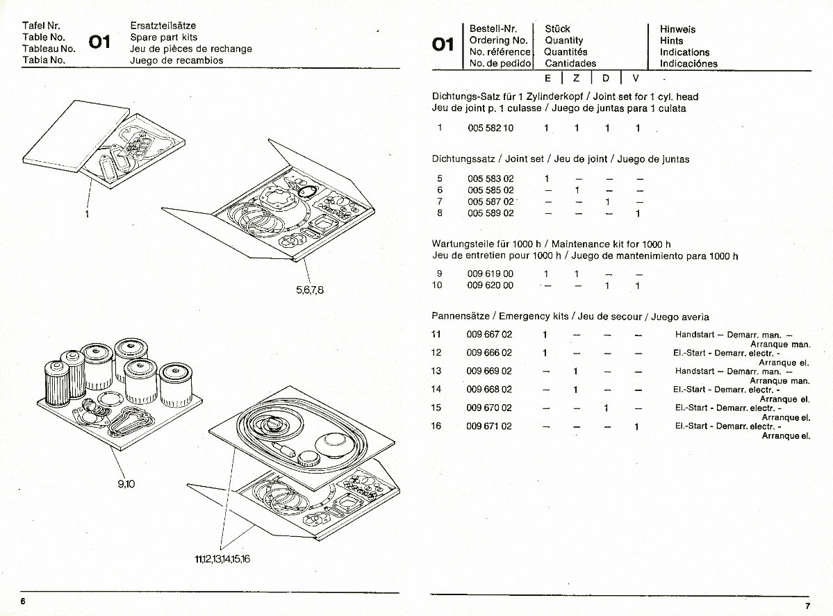 HATZ Diesel Engine E108 Z108 D108 V108 Service Parts Catalogue Manual preview img 4