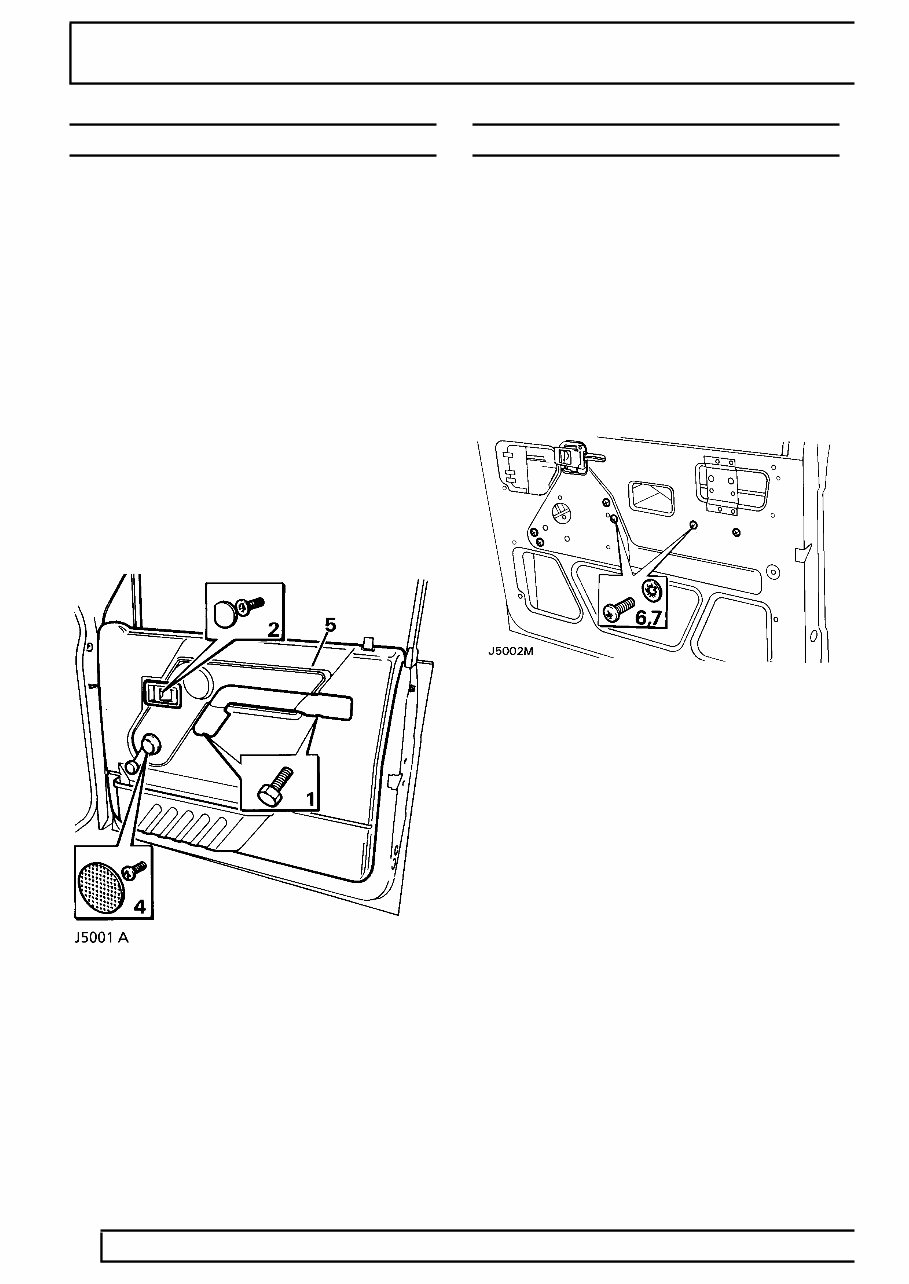 Land Rover DISCOVERY 1996 BODY Repair Manual preview img 2