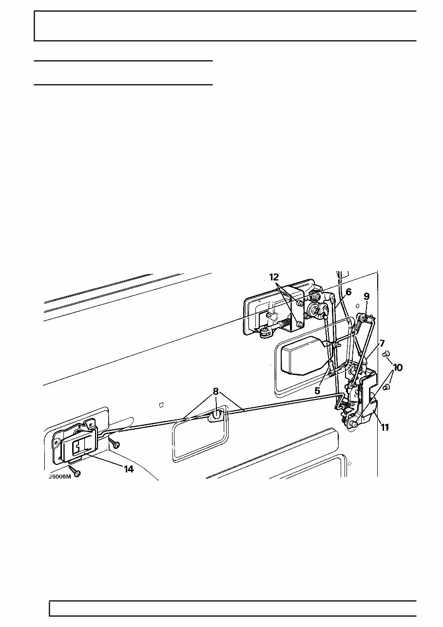 Land Rover DISCOVERY 1996 BODY Repair Manual preview img 4