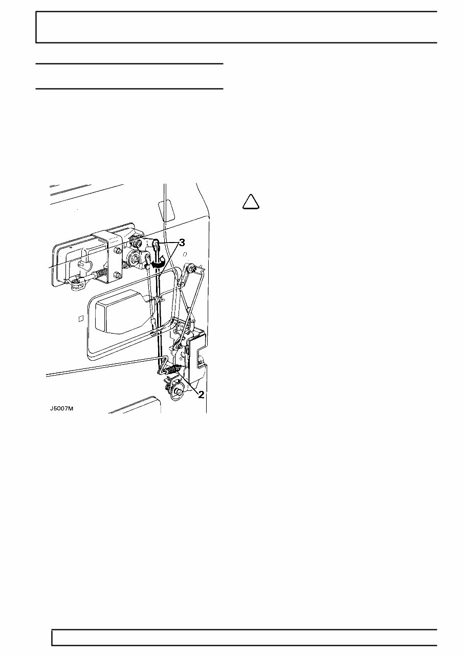 Land Rover DISCOVERY 1996 BODY Repair Manual preview img 6