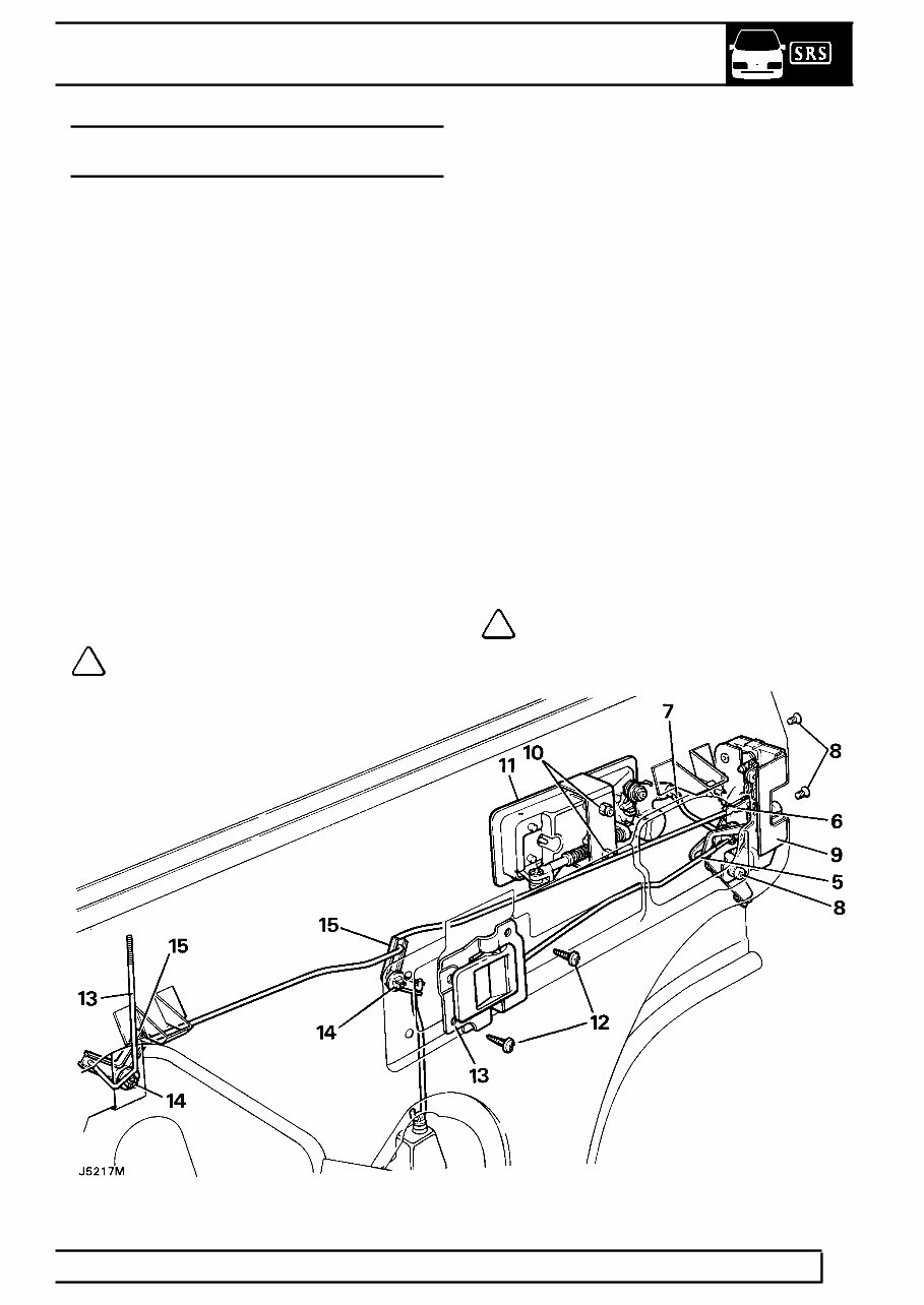 Land Rover DISCOVERY 1996 BODY Repair Manual preview img 9