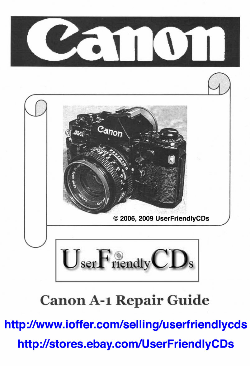 Canon A-1 Repair Manual preview img 1