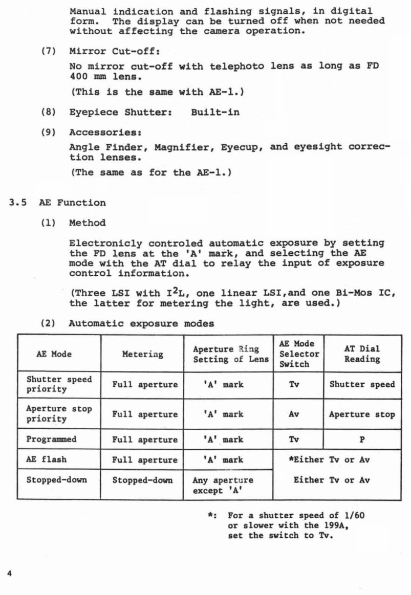 Canon A-1 Repair Manual preview img 5
