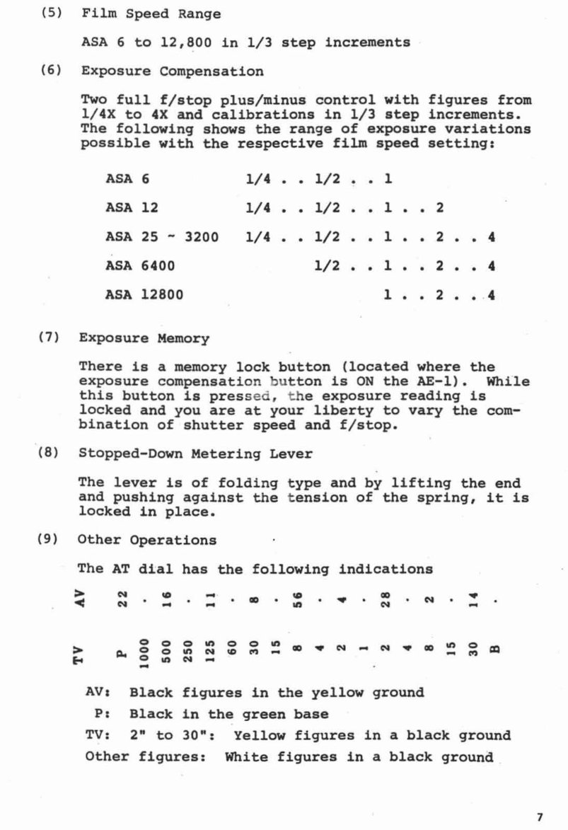 Canon A-1 Repair Manual preview img 8