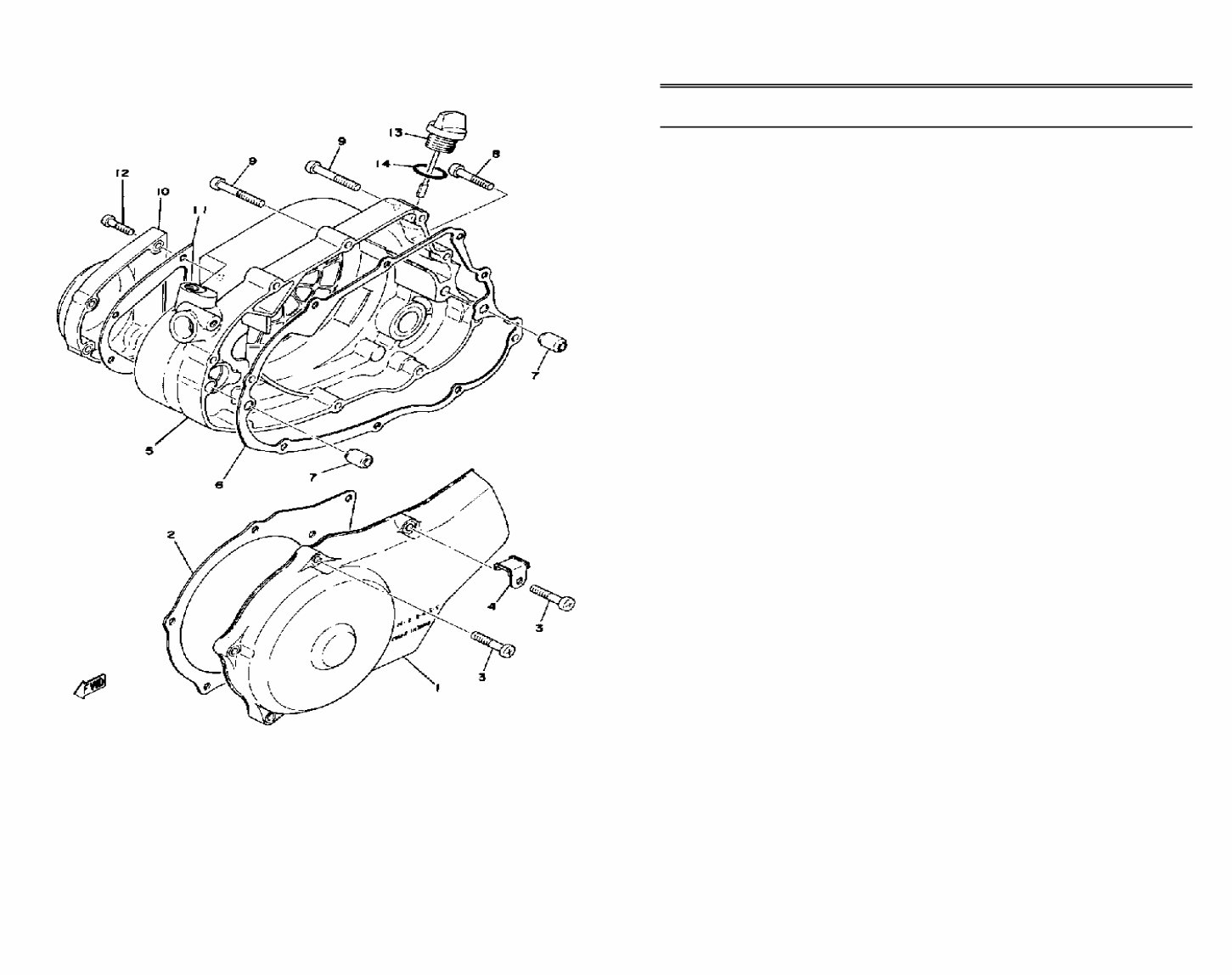 YAMAHA DT175E Parts Manual Catalog 1978 preview img 4