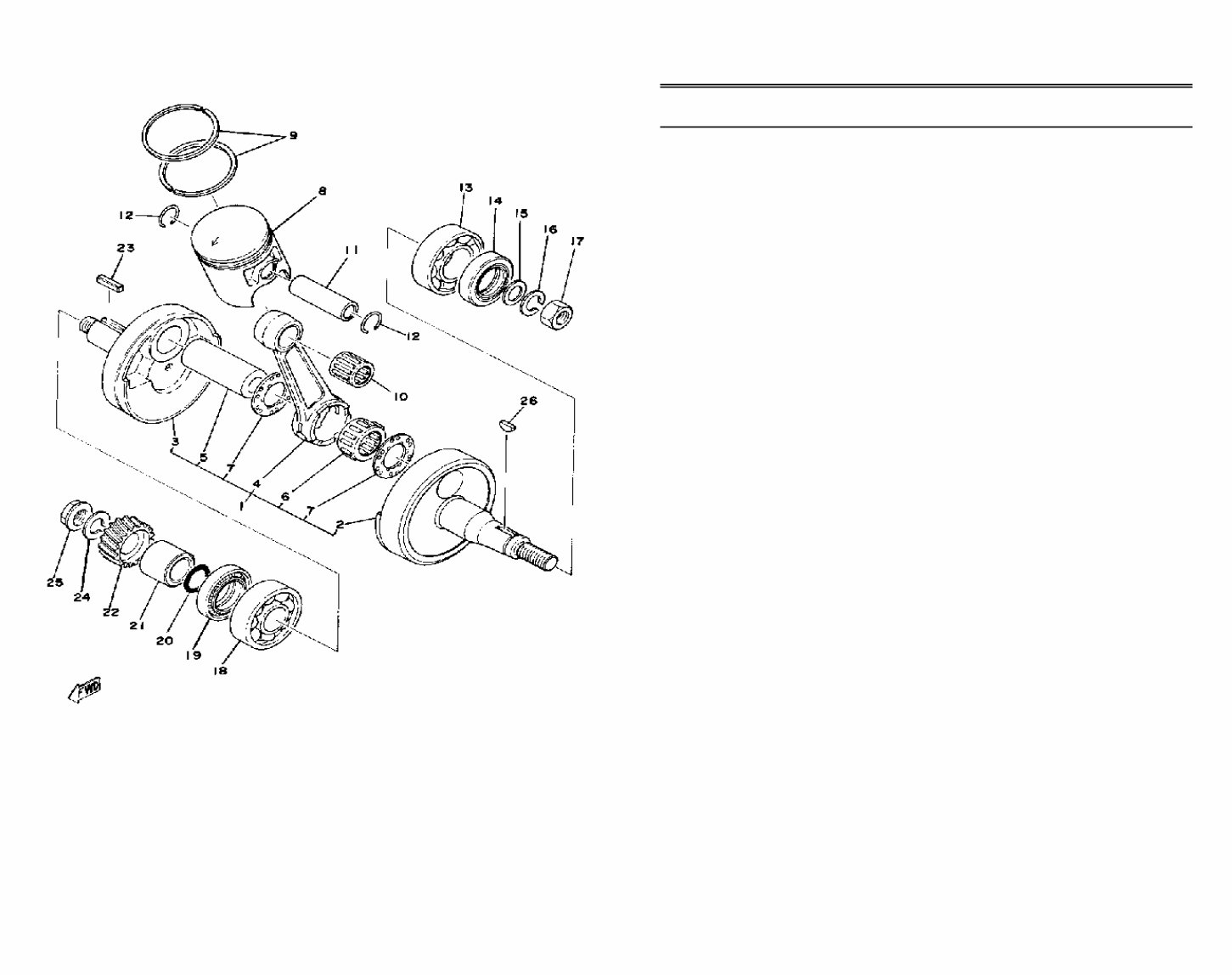 YAMAHA DT175E Parts Manual Catalog 1978 preview img 5