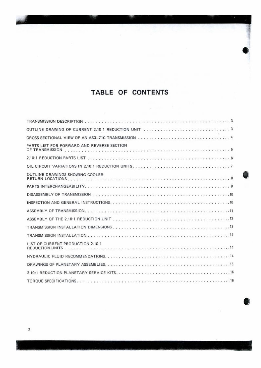 BORGWARNER VELVET DRIVE Transmission Service Workshop Manual preview img 3