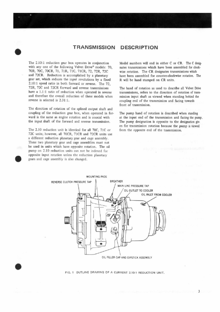 BORGWARNER VELVET DRIVE Transmission Service Workshop Manual preview img 4