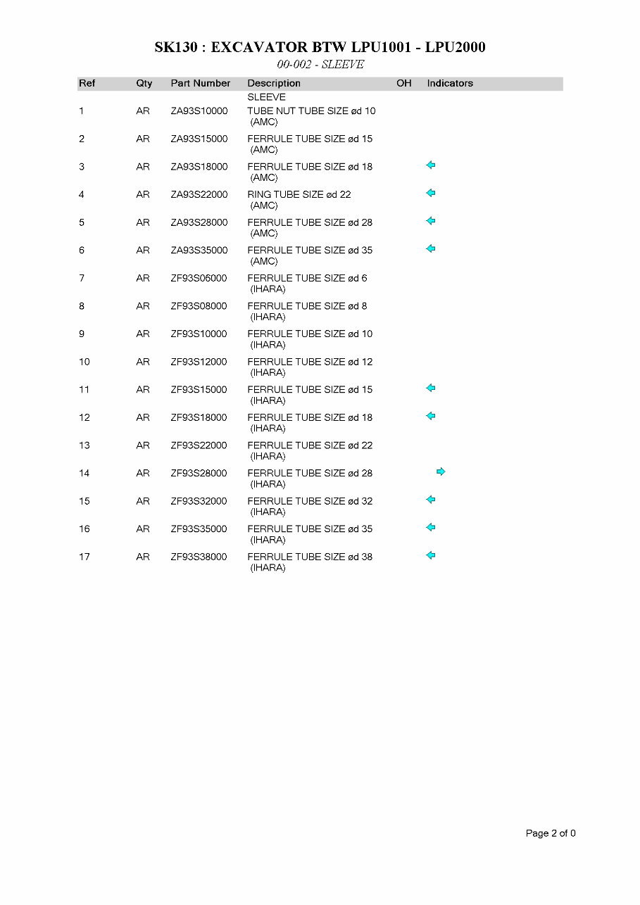 KOBELCO SK130 Excavator Parts Catalog Manual preview img 10
