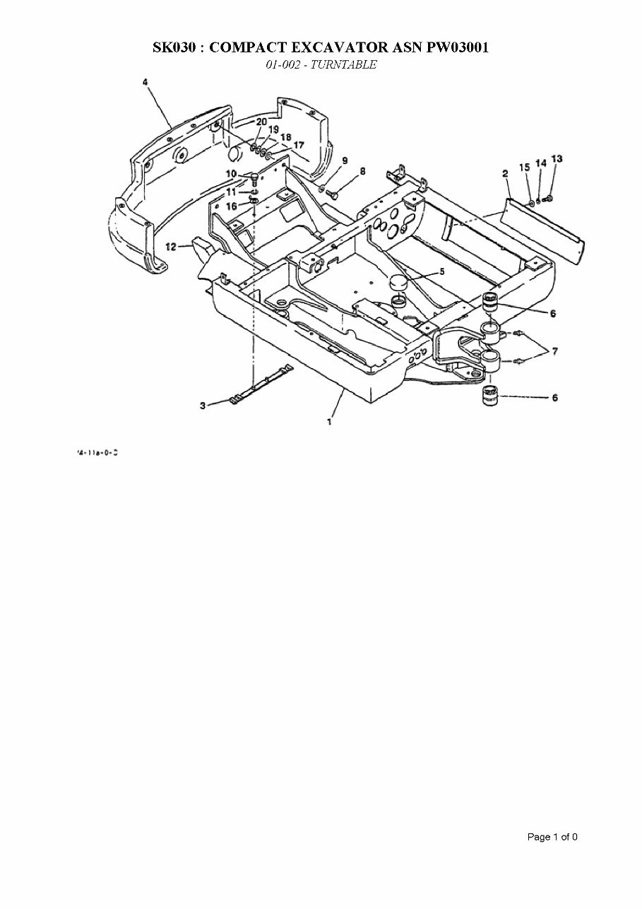 Kobelco SK030 Excavator Parts Catalog preview img 8