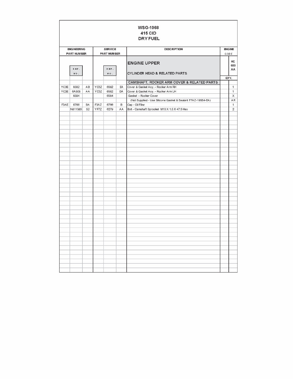 Ford 6.8L WSG-1068 V10 Master Parts Catalog preview img 10