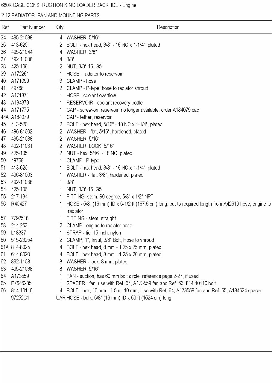 CASE 680K Construction King Backhoe Loader Parts Catalog preview img 4