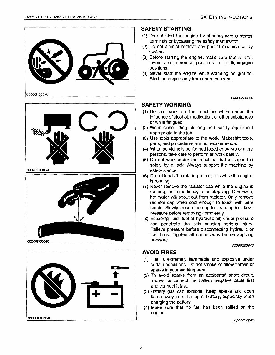 KUBOTA Loader LA271 LA301 LA351 LA401 Workshop Service Manual preview img 2