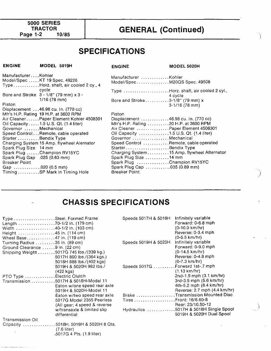 Bolens 5000 series eliminator tractor service repair manual preview img 3