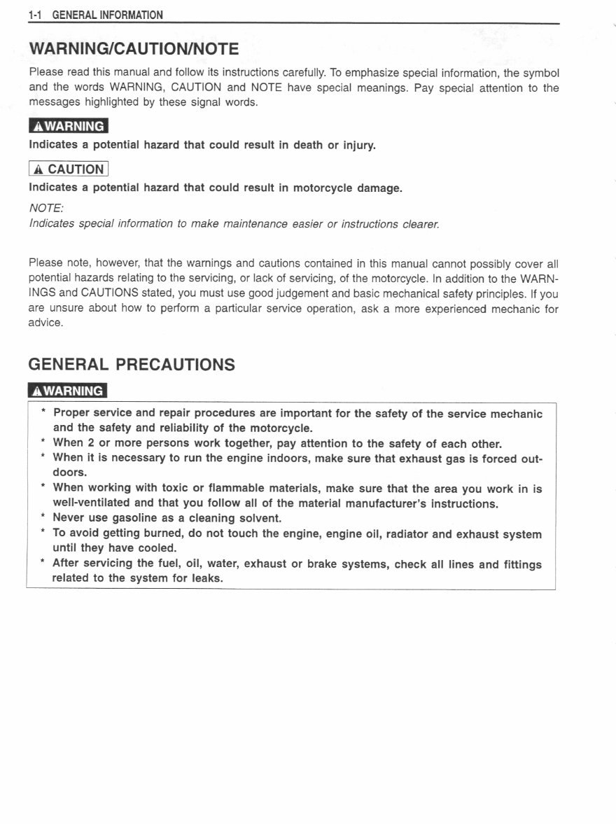1998-2002 Suzuki TL1000R Service & Repair Manual preview img 10