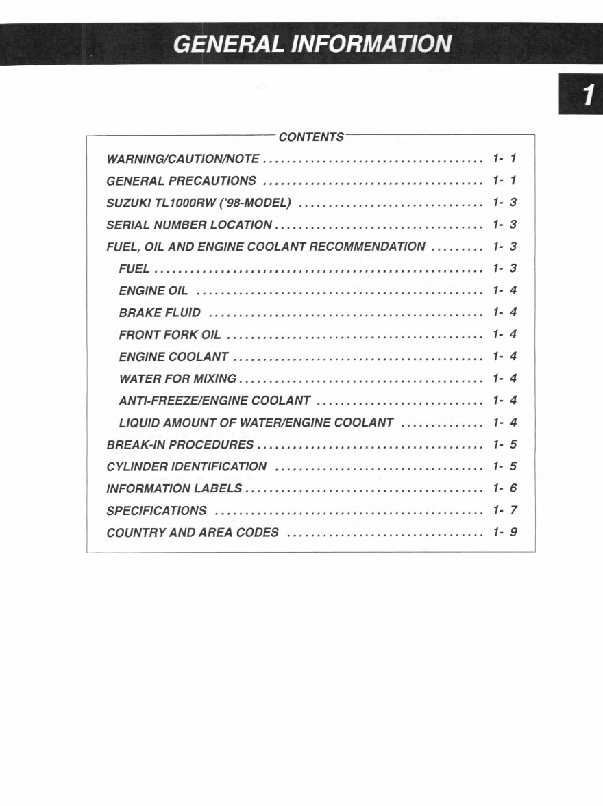 1998-2002 Suzuki TL1000R Service & Repair Manual preview img 9