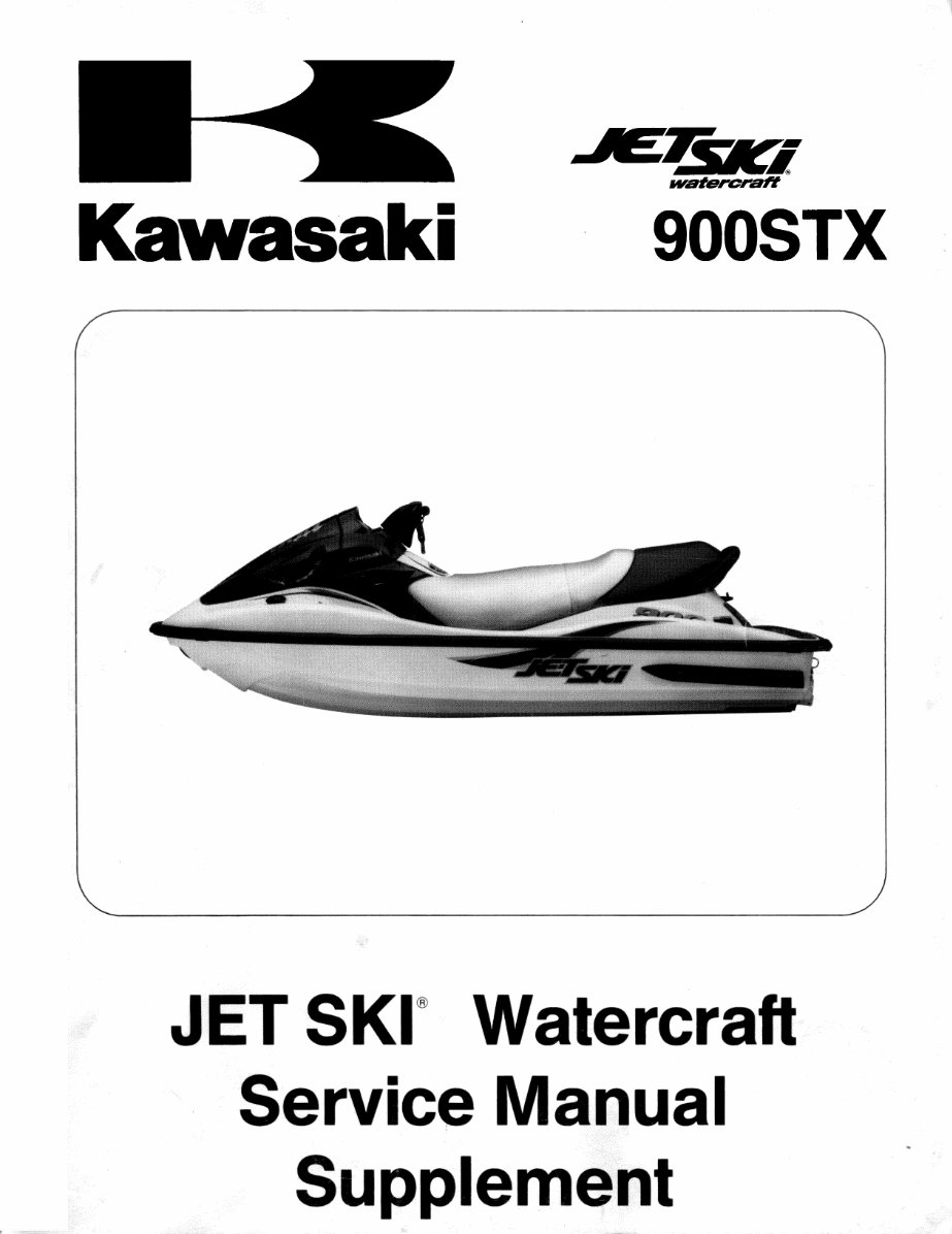 2000-2002 Kawasaki Jet Ski 1100 STX D.I. & 900 STX Service & Repair Manual preview img 1