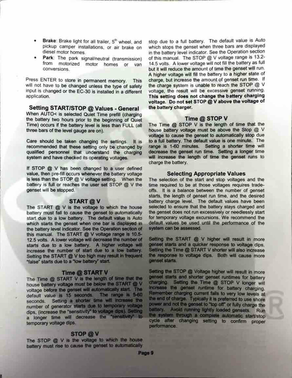 ONAN Energy Command 30 Install-Operate Manual preview img 10