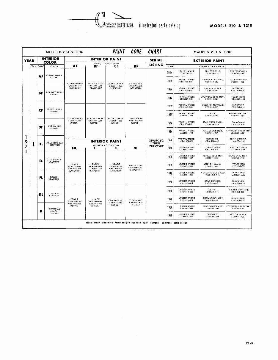 1970-1975 Cessna 210 Centurion Series Parts Catalog preview img 8