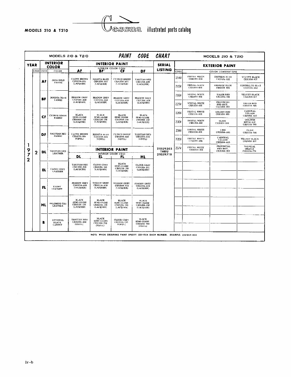 1970-1975 Cessna 210 Centurion Series Parts Catalog preview img 9
