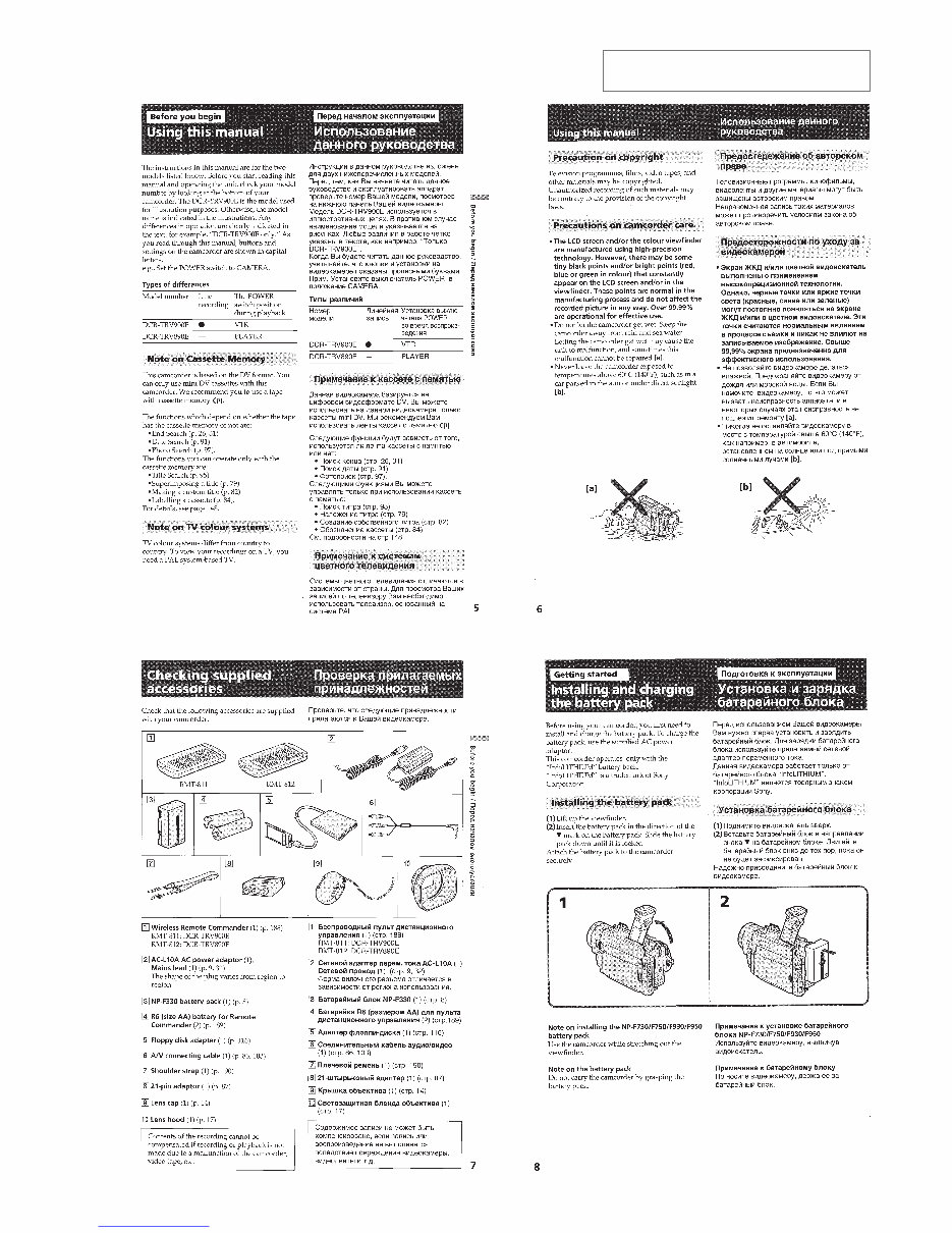 Sony DCR-TRV890E/TRV900/TRV900E Service Manual preview img 9